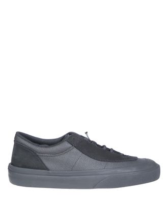 Stone Island Black Low-Profile Textured Sneakers