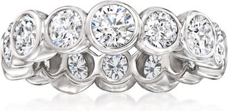 Ross-Simons CZ Eternity Band in Sterling Silver