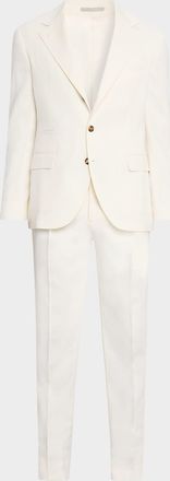 Brunello Cucinelli Men & apos;s Solid Wool Tailored Two-Piece Suit