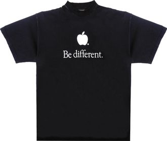 Balenciaga Be Different T-Shirt Black White 712398TNVB31070