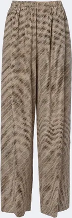 Balenciaga Logo silk pajama pants