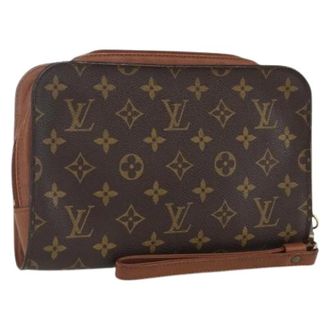Louis Vuitton Clutch Vintage Pre-owned - - Pre-owned - Donna - Marrone - ONE SIZE