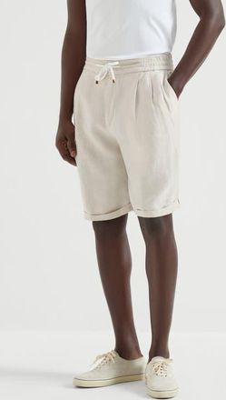 Brunello Cucinelli Gabardine Bermuda shorts in Yuta at Nordstrom, Size 50 It