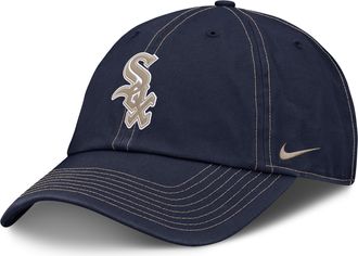 Nike Chicago White Sox Club Nike Mens MLB Adjustable Hat in Blue | NB0141SRX-L9H
