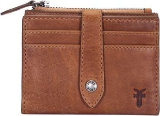 Frye Melissa Leather Card Case in Cognac at Nordstrom