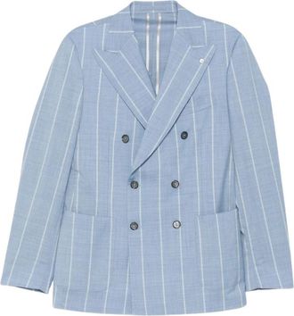L.B.M. 1911 Luigi Pak - Heren - Blazers - Blauw - 2XL - Katoen - Jassen