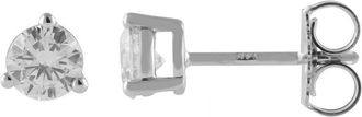Grown Brilliance 14KT White Gold 0.70 Carat Lab Grown Diamond Stud Earrings for Women