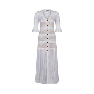 Liu Jo Lange gebreide jurk - Dames - Kleedjes - Veelkleurig - S - Kleedjes