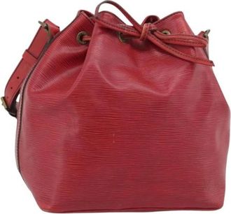 Louis Vuitton Pre-owned Vintage Epi Bucket Bag - Dames - Vintage Tas - Rood - ONE Size - Leer - Vintage