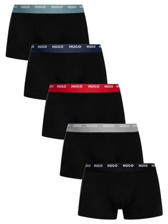 HUGO BOSS 5-Pack Trunks, Zwart