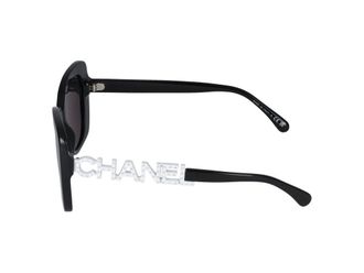 Chanel Womens 0ch5422b Oversized Acetate Sunglasses Black