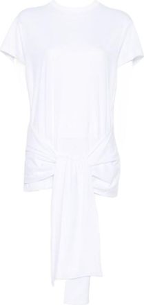 Toteme White Tie-Waist T-Shirt
