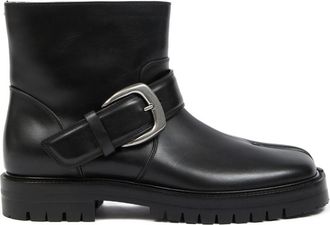 Maison Margiela Black Tabi Leather Boots