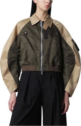 sacai Mujer, Chaquetas, Verde, Talla: L