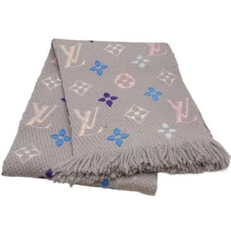 Louis Vuitton Sciarpa in Seta Vintage Pre-owned - - Pre-owned - Donna - Grigio - ONE SIZE