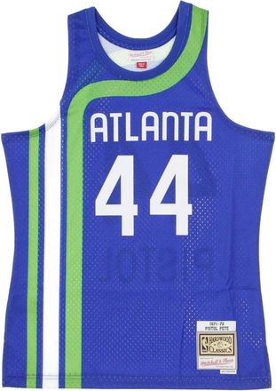 Mitchell & Ness Swingman Jersey Pete Maravich No. 44 1971-72 Atlhaw Road - Heren - Fitness - Blauw - XL - Fitness