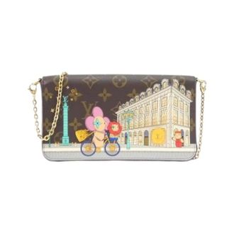 Louis Vuitton Pre-owned Mini Bags, female, Multicolor, Size: ONE SIZE Pre-owned Pochette Shoulder Bag