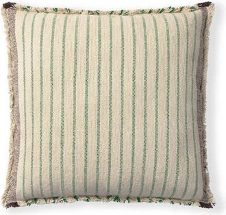 Lorena Canals Cushion Lines in Natural/green at Nordstrom, Size 12X20