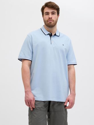Jack & Jones Plus Size Jack & Jones PlusSize JJEPAULOS POLO SS NOOS PLS mit Logo Stickerei