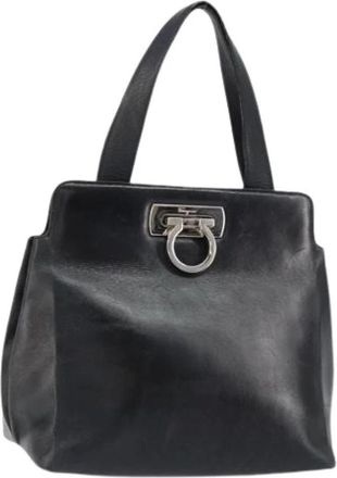 Ferragamo Pre-owned Handbags, female, Black, Size: ONE SIZE Pre-owned Handbag