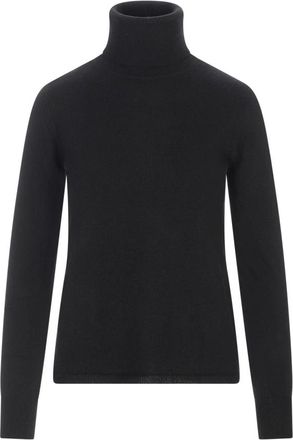 Max Mara Zwarte Wol Kasjmier Trui - Dames - Coltruien - Zwart - XS - Wol - Truien & Vesten