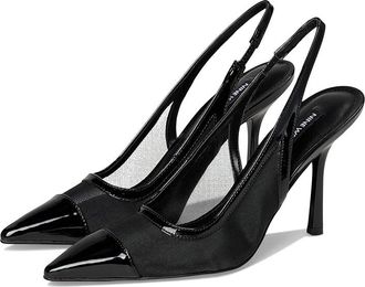 Nine West Jermain Womens Shoes Black : 6.5 M, Faux Leather/Textile