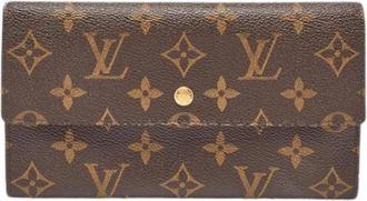 Louis Vuitton Pre-owned Wallets, female, Brown, Size: ONE SIZE Pre-owned Canvas Wallet