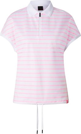 Bogner Fire + Ice Gaja polo shirt for women - Pink/white - XXL
