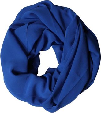 Dolce & Gabbana Silky Scarves, male, Blue, Size: ONE SIZE Silk Stole Neck Wrap Shawl Scarf