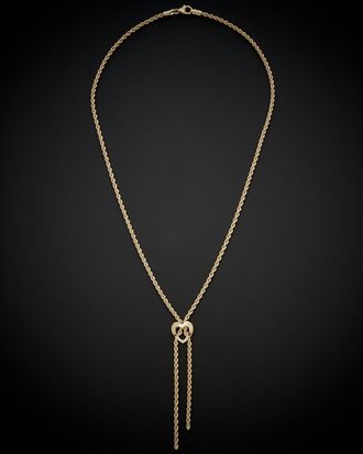 Italian Gold, Inc 18K Italian Gold Heart Lariat Necklace