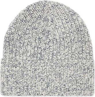 Brunello Cucinelli Cashmere rib knit beanie in Azure at Nordstrom, Size Xx-Large