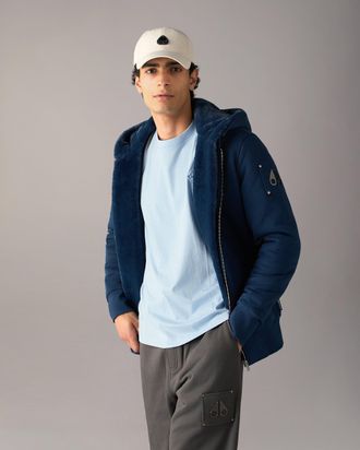 Moose Knuckles Mens Classic Bunny Hoodie
