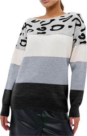 Generic Womens Pullover Sweaters Sweater Lounge Sets for Women Womans Womens Off The Shoulder Cute Cowl Neck Cardigan Cream Crew Navy Blue Womans Turtle Aesth