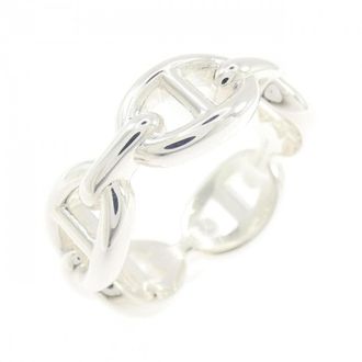 Herm&egrave;s Silver 925 Band Ring (Pre-Owned)