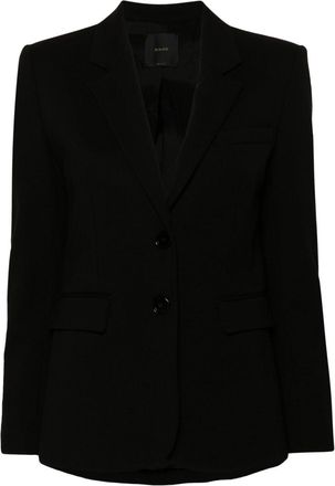 Pinko Ruota blazer - women - Nylon/Elastane/Viscose/Acetate/Polyester - 48 - Black