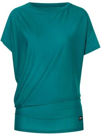 super.natural Yoga Loose Tee T-Shirt f&uuml;r Damen | t&uuml;rkis