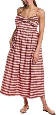 English Factory Striped Midi Dress