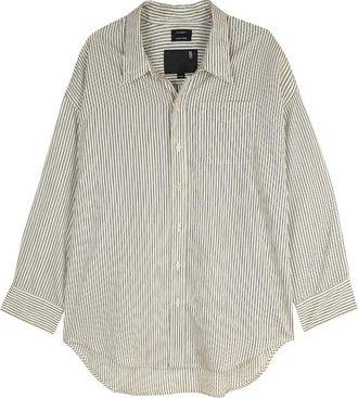 R13 Camisa Drop Neck - Blouses & Shirts - Mujer - Beige - 2XS