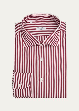 Cesare Attolini Striped Cotton Shirt