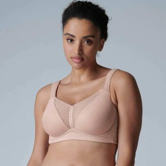 Simone P&eacute;r&egrave;le Harmony High Impact Underwire Sport Bra In Yogi Pink