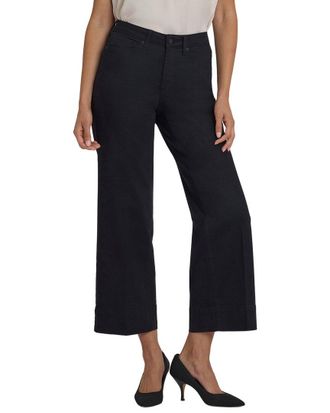 NYDJ Teresa Black Wide Leg Jean