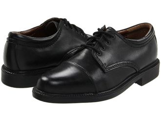 Dockers Gordon Cap Toe Oxford Mens Lace Up Cap Toe Shoes Black Polished : 10.5 D - Medium, Leather