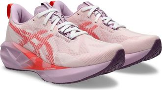 Asics NOVABLAST 5 Running Shoe in White/Coral Reef at Nordstrom, Size 7.5