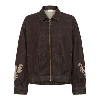 Cream Chaqueta ligera - Jackets - Mujer - Marr&oacute;n - S