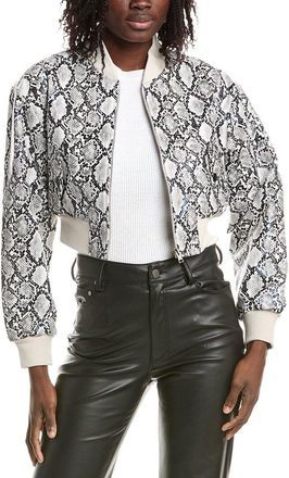 LaMarque Lamarque Cropped Bomber Jacket