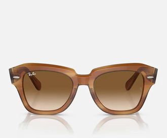 Ray-Ban unisex, Accessoires, Bruin, Maat: 49 MM