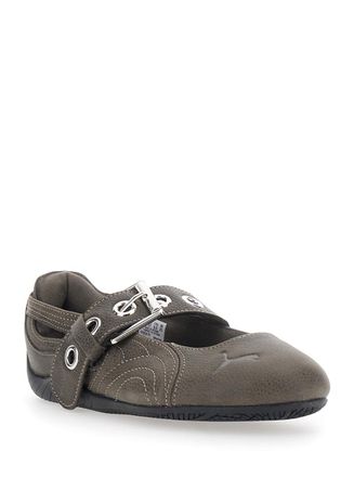 Puma Womens Sneakers Speedcat Brown Ballerina Shoes