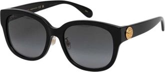 Gucci Zonnebrillen - Dames - Zonnebrillen - Zwart - 55 MM - Accessoires