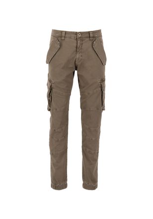 Alpha Industries Cargohose ALPHA INDUSTRIES Combat Pant, Herren, Gr. 28, Normalgr&ouml;ssen, grau (taupe), Obermaterial: 98% Baumwolle, 2% Elastan; Futter: 100% Baumwolle, 