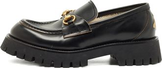 Gucci Mocassini in pelle con morsetto - Nero